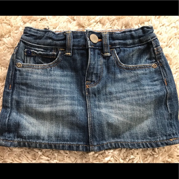 baby girl jean skirt
